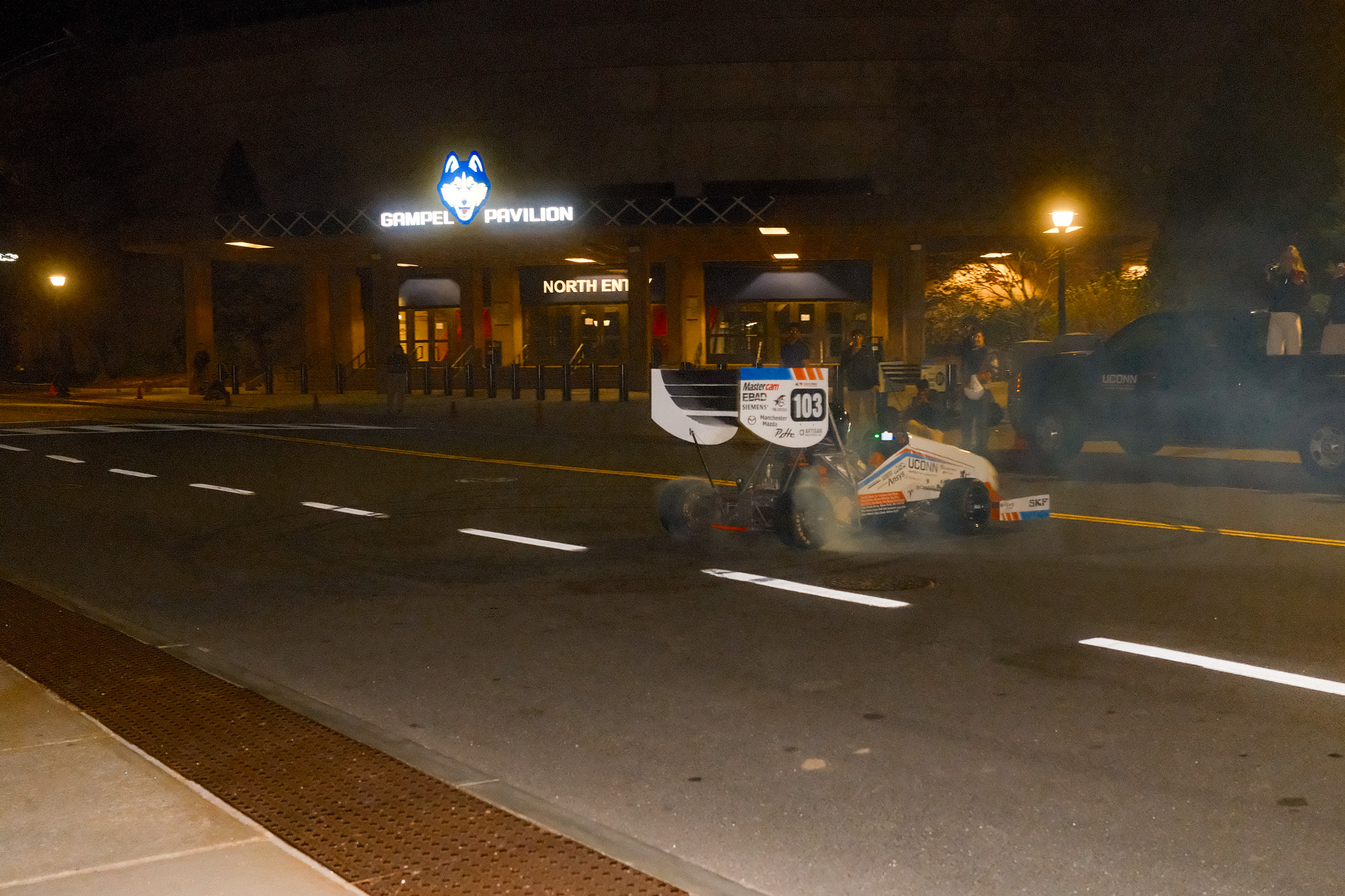 UConn FSAE team and cars
